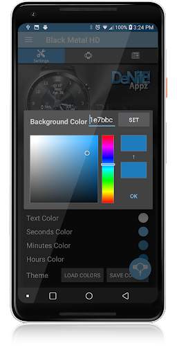 Black Metal HD Watch Face screenshot 6