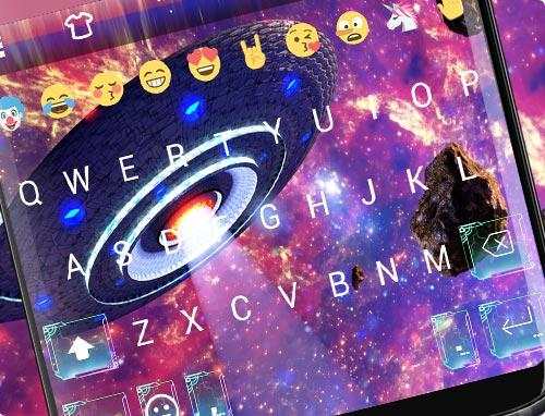 UFO Keyboard Theme - Emoji Keyboard स्क्रीनशॉट 5