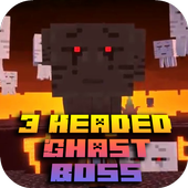 Mod 3 Headed Ghast-Boss for MCPE icon