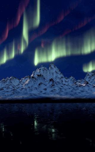 Northern Lights Live Wallpaper screenshot 3