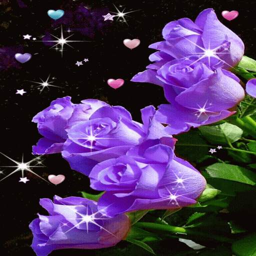 Purple Flower Magic LWP 3