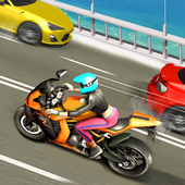 Autobahn Moto Fahrrad Spiel icon
