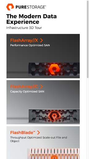 Pure Storage 3D Product Tour screenshot 1