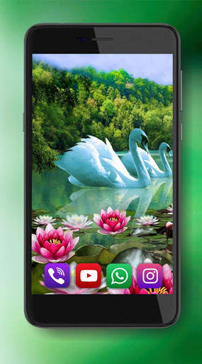 Lotus and Swan Live Wallpaper screenshot 6