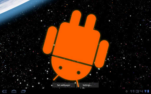 Droid in Space Live Wallpaper screenshot 8