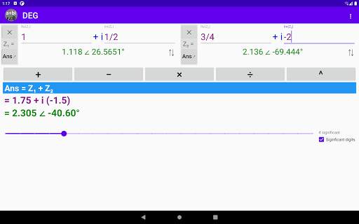 Complex Number Calculator - Rectangular | Polar скриншот 17