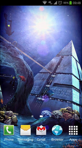 Atlantis 3D Pro Live Wallpaper screenshot 4