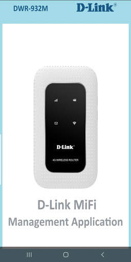 D-Link MiFi Management Application screenshot 1