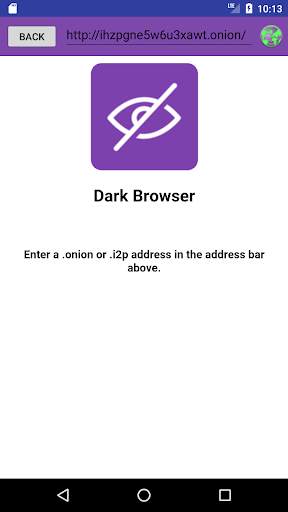 Dark Browser - TOR and I2P Browser screenshot 1