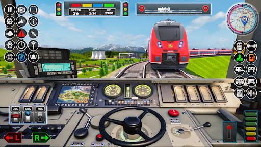 シティトレインゲーム3Dトレインゲーム screenshot 1