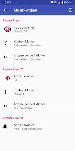 Musik-Widget (Material Design) screenshot 7