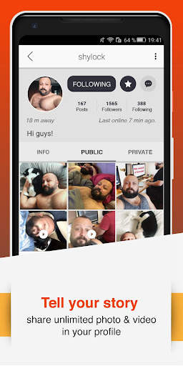 W | Bear : Gay Bear's Chat App screenshot 3