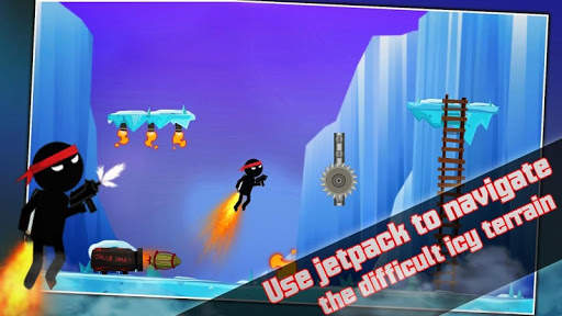 Stickman Ninja Warrior PRO screenshot 3