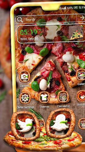 Pizza Launcher Theme screenshot 1