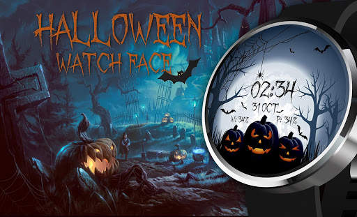 Watch Face - Halloween Spooky screenshot 1