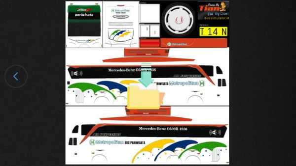 Livery SHD Sempati Star screenshot 6