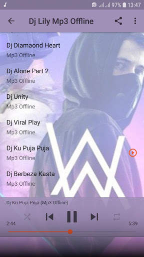Dj Lily Alan Walker - Mp3 Offline screenshot 7