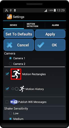 Motion Detector screenshot 3