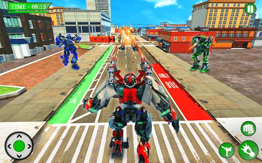 Robot Car Ramp - Robot Car transformation Game स्क्रीनशॉट 2