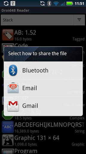 Droid48 Reader скриншот 3