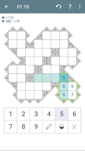 Kakuro - Classic Puzzle Game screenshot 1