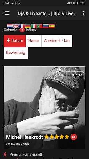 DJVZ.net //  DJ & Liveact Verz. mit Musik & Social screenshot 7