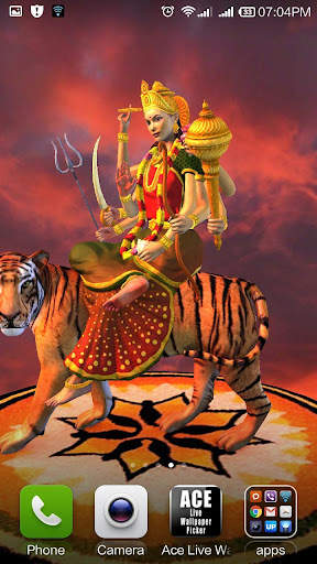 3D Durga Live Wallpaper स्क्रीनशॉट 3