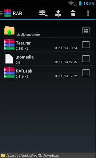 RAR screenshot 1