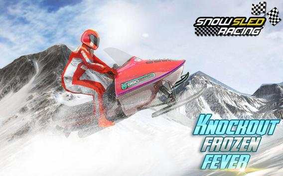 Snowmobile : Snow Mountain Sled Crash Racing screenshot 6