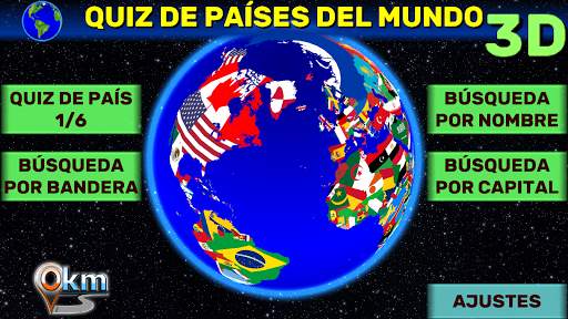 Quiz geografía mundial: Países, Banderas, Capitals screenshot 2