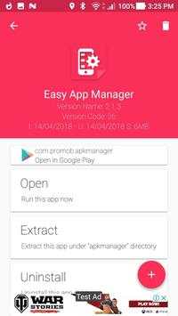 Easy App Manager, control your apps (Free/6MB) screenshot 8