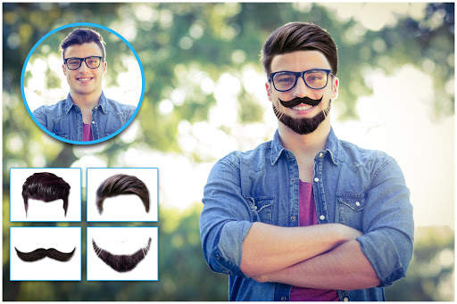 Man Style Makeup - Hair &  Beard Photo Editor screenshot 5