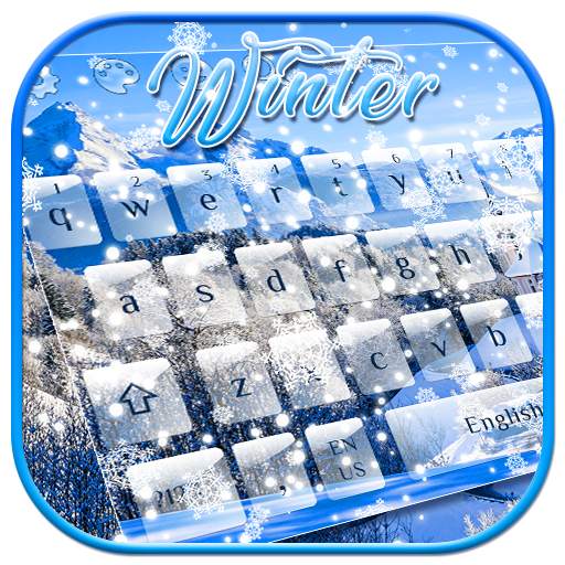 Winter Snow Keyboard 10001004