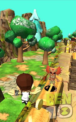 New Ben Alien Boy Rush - Jungle Escape Run screenshot 8