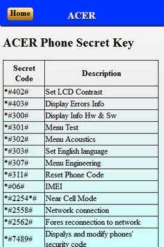 Phone secret code 7 تصوير الشاشة
