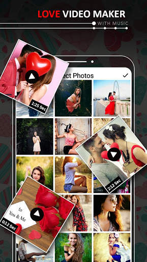 Love Video Maker with Music – Slideshow Maker screenshot 1