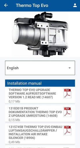 Webasto Service App screenshot 7