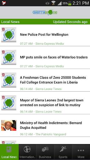 Sierra Leone News | Africa screenshot 2