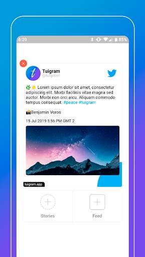 Tuigram - Share tweets on instagram screenshot 4