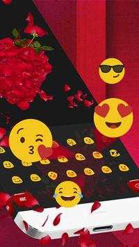 Red Rose Keyboard Theme screenshot 2