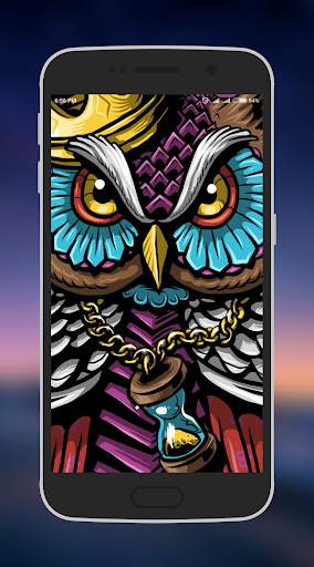 Owl Wallpapers 3 تصوير الشاشة