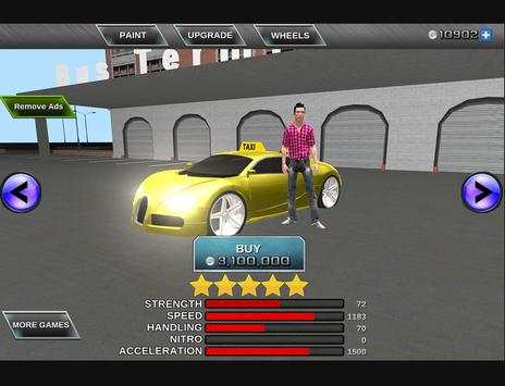3D City Taxi Driving Mania screenshot 15