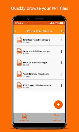 PPT Reader Slideshows PPT Viewer app for android screenshot 1