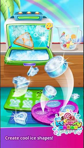 Ice Slushy Maker Rainbow Desse screenshot 2
