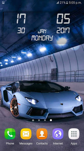 Cars Clock Wallpaper screenshot 6