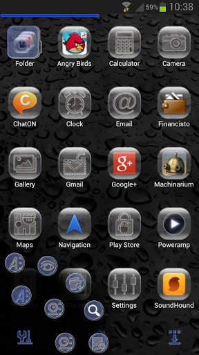 Next Launcher Glass Theme screenshot 3