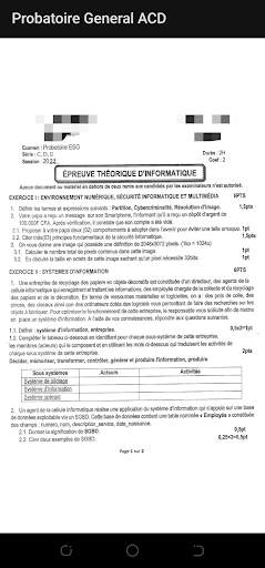 Probatoire General ACD 4 تصوير الشاشة