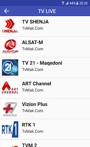 TvMAK.Com - SHQIP TV screenshot 3
