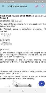 MATHEMATICS K. C. S. E PASTPAPERS & ANSWERS скриншот 6
