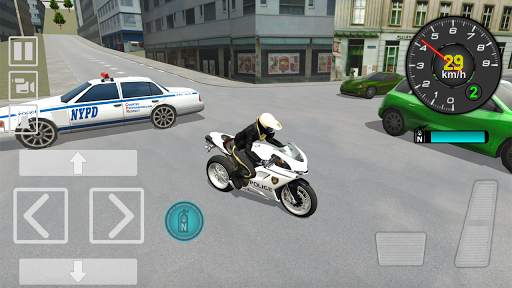 Police Motorbike Driving Simulator screenshot 4